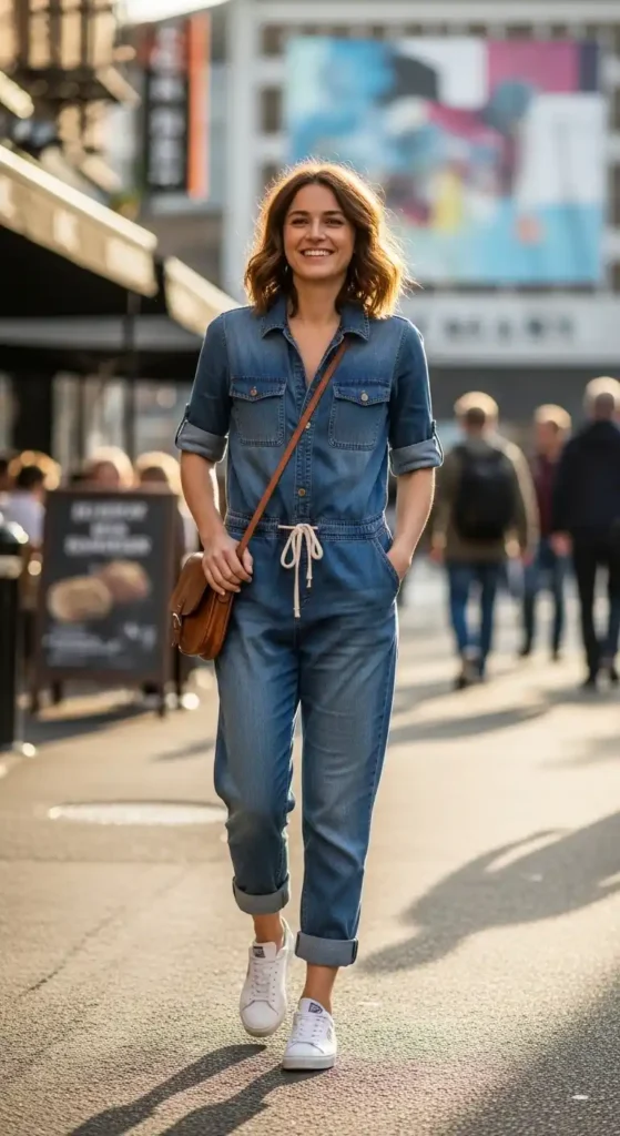 casual-jumpsuit-and-white-sneakers