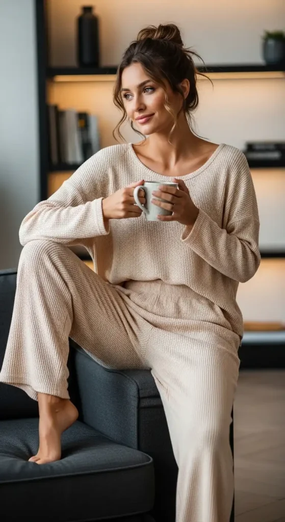 loose-waffle-knit-two-piece-set