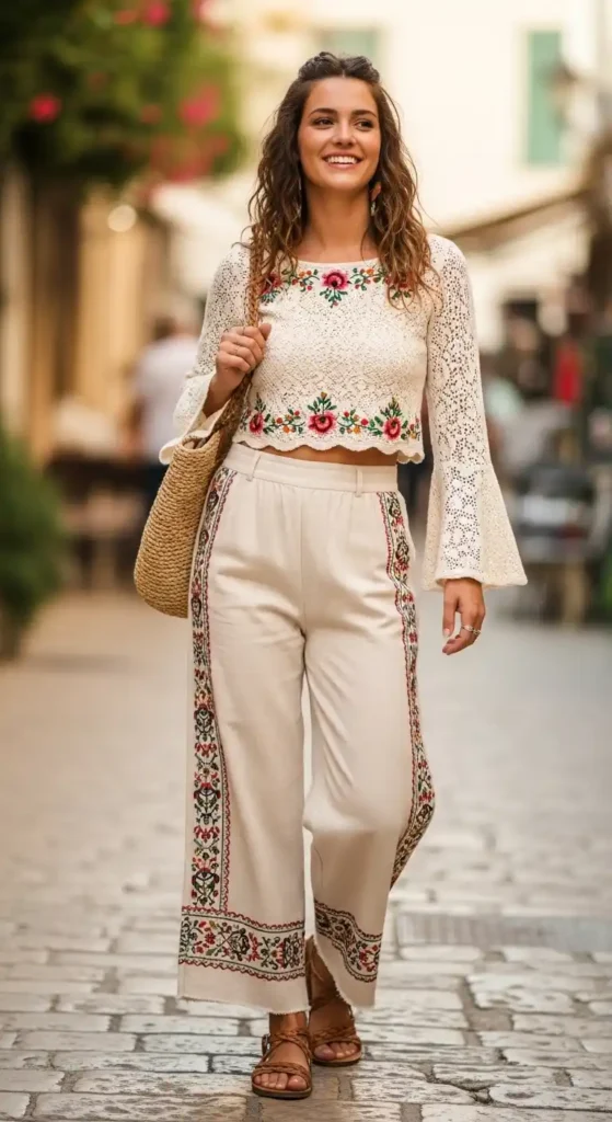 bohemian-crop-top-with-embroidered-wide-leg-pants