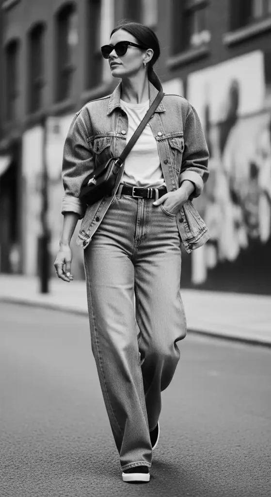 monochrome-street-uniform-with-denim-jacket-and-wide-leg-pants
