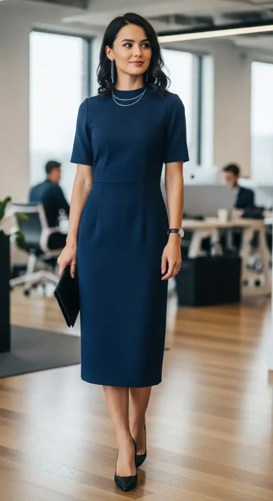 structured-midi-dress