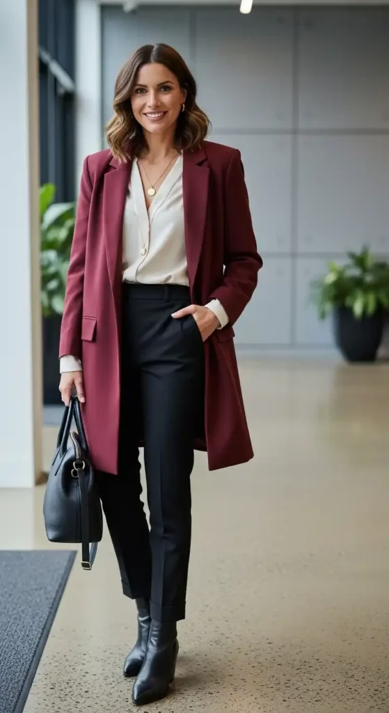 casual-chic-with-a-burgundy-oversized-jacket