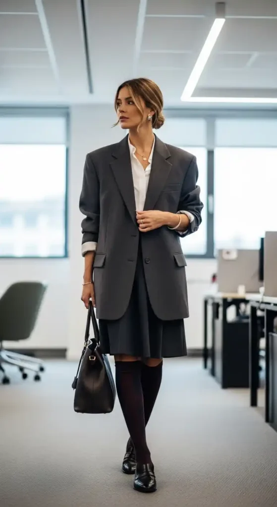 oversized-blazer-with-knee-high-socks-for-a-contemporary-office-style
