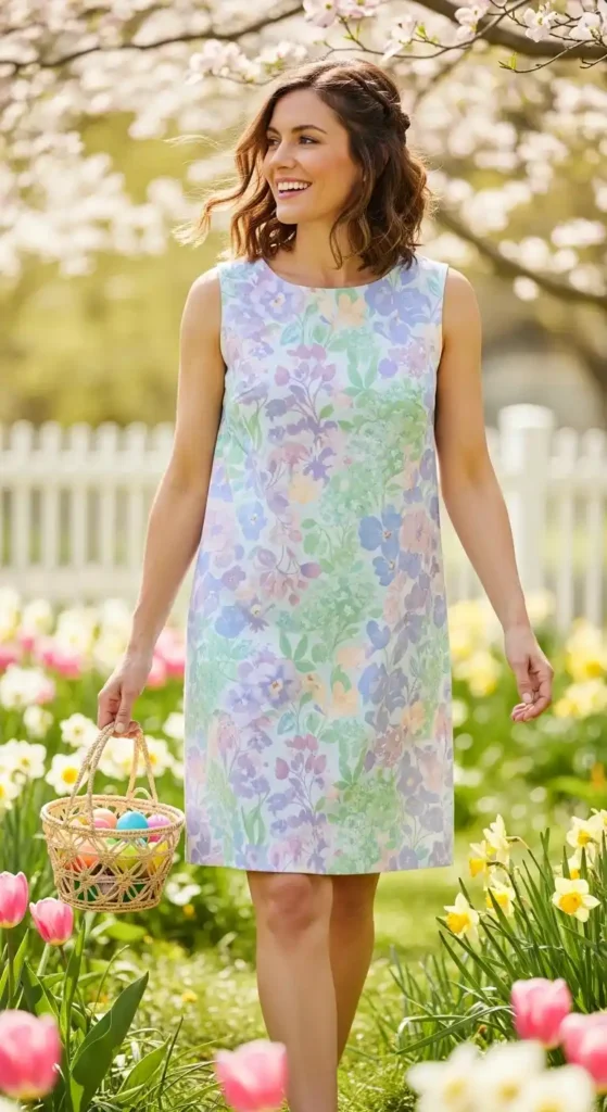 sleeveless-pastel-shift-dress